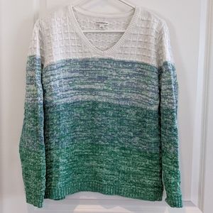 Croft & Barrow V Neck Sweater Size L